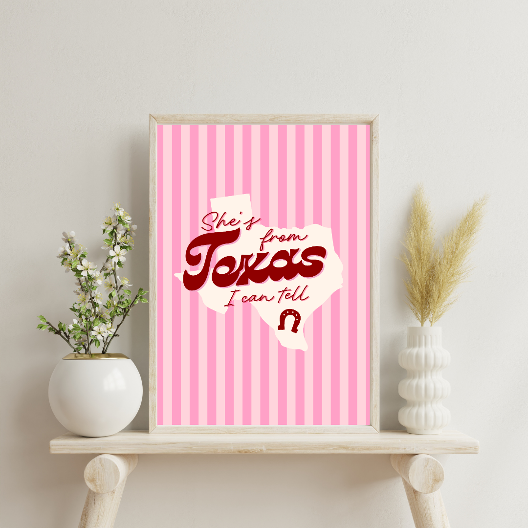 Choosin’ Texas Wall Print