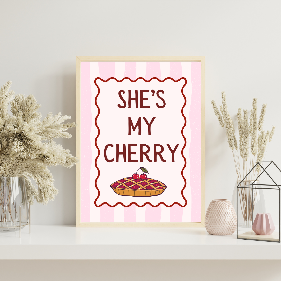Cherry Pie Wall Print