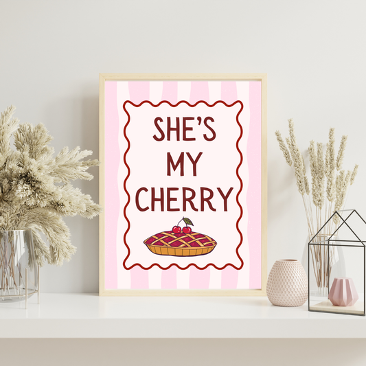 Cherry Pie Wall Print